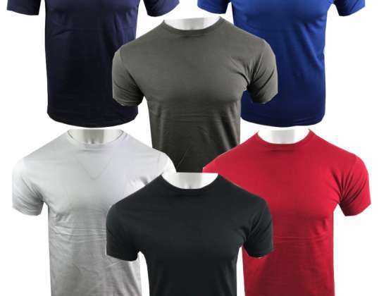 Men&#039;s 100% Cotton Plain T-Shirt - Classic, Comfortable, and Durable