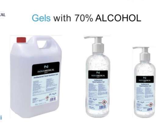Hydroalcoholic gel 5 liters with pump