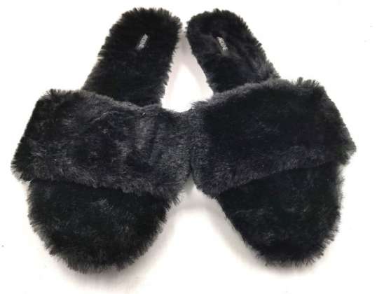 Kardashian Slippers for Men and Women - Winter, Faux Leather, REF: BZ009
