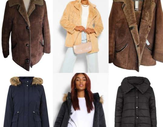 Mixed Brand Jackets & Coats Lot REF: AYC005 - Sizes S to XL, European Fashion