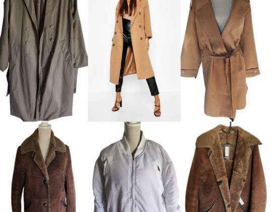 Venda por atacado lote de jaquetas Boohoo & casacos & outras marcas europeias - sortimentos & certificados