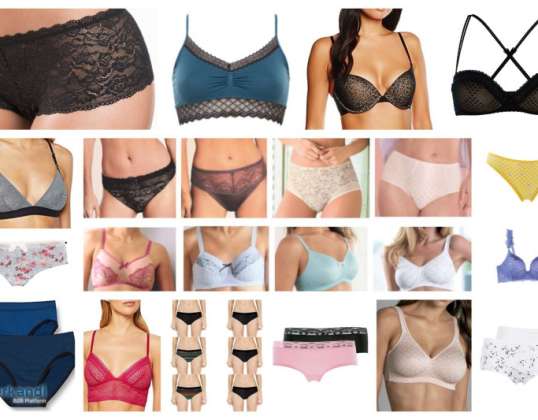 Fashion Wholesale: Women's Underwear Sizes S-XXL REF: BZ81207 - Assorted Lingerie