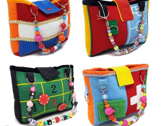 Sacs en feutre pour enfants Brusse de différentes couleurs