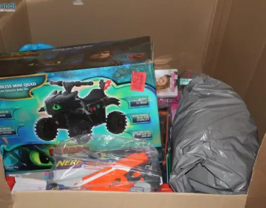 WHOLESALE CUSTOMER RETURNS PALLETS - MIXED TOYS JOB LOT RETURNS UK