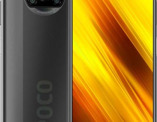 „Xiaomi Poco X3 NFC“ išmanusis telefonas 64 GB DS juodas 6.7 EU MZB07TBEU