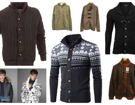 High Quality Cardigans for Men - Variety of European Styles