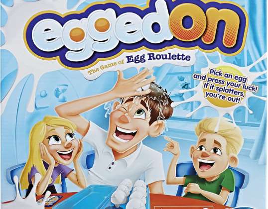 1 volle Palette von Hasbro Gaming Egged On Family Game