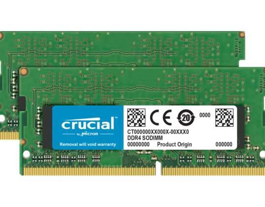 Avgjørende DDR4 32GB: 2x16GB SÅ DIMM 260-PIN CT2K16G4S266M