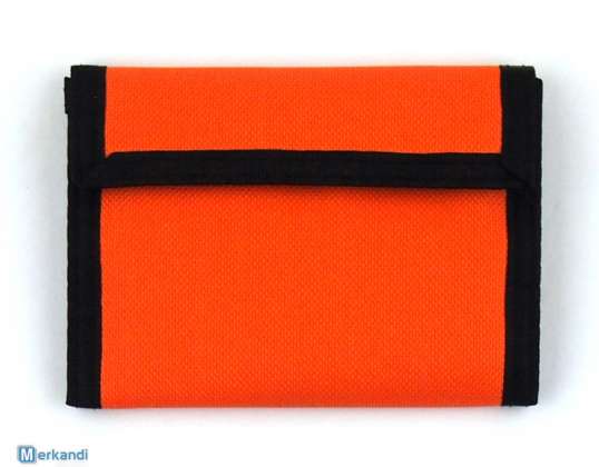 VELCRO WALLET, ORANGE