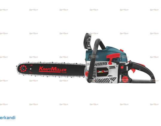 KraftMuller KM-GASOLINE 58cc Gasoline Chainsaw, Powerful and Reliable for Wholesale
