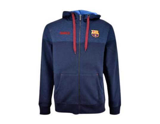 Hivatalos FC BARCELONA pulóver cipzárral NEW WINTER COLLECTION