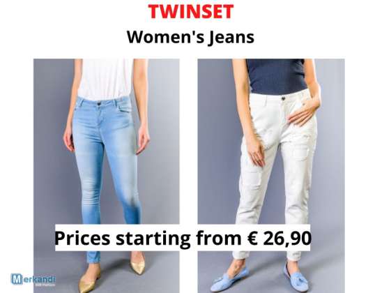 JEANSY TWINSET DAMSKIE STOCK