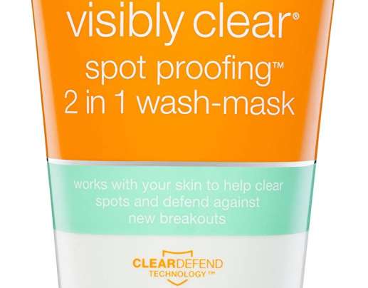 NEUTROGENA VISIBLY CLEAR SPOT PROOFING 2IN1 WASH-MASK 150ML