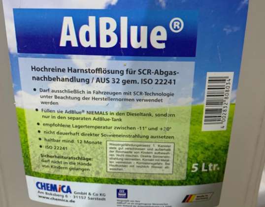 Kanister AdBlue 5 l Ultra-czysty roztwór mocznika SCR z wylewką