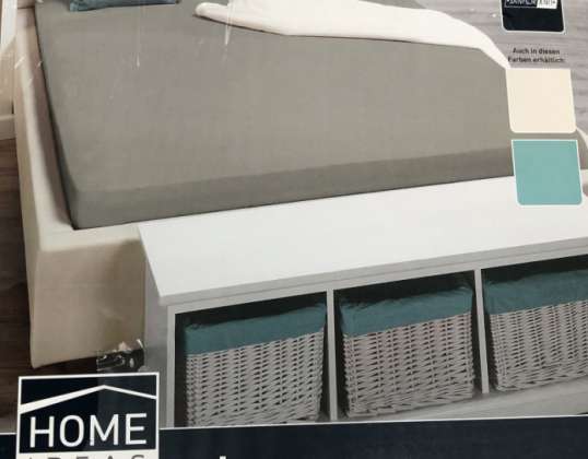 HOME IDEAS Jersey-Spannbetttuch 140 x 200–160 x 200 cm, 2,50Euro