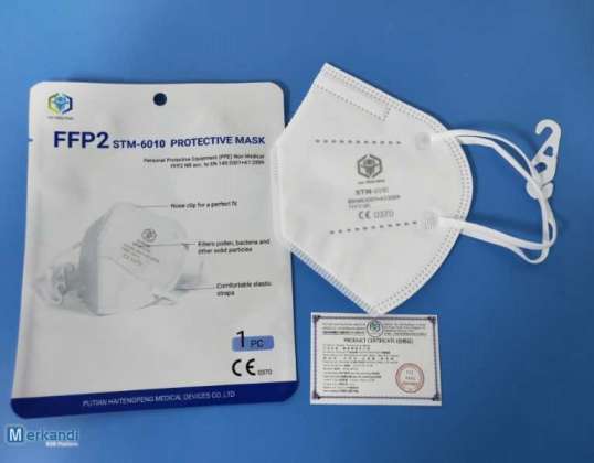 FFP2 STM-6010 COVID 19 MASQUE DE PROTECTION CERTIFICATION EUROPEENNE