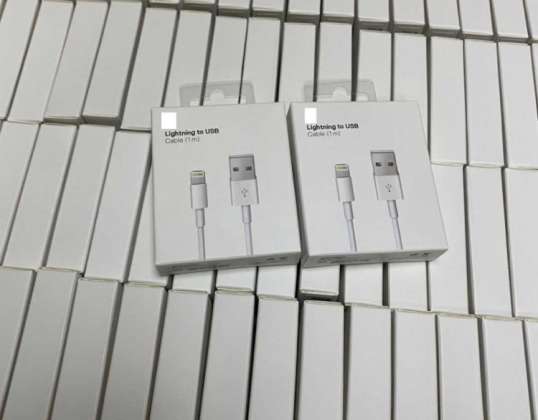 USB LIGHTNING Data Cable Sync IPhone 5 / 5S / 6 / 6S / 7 / 7P OEM