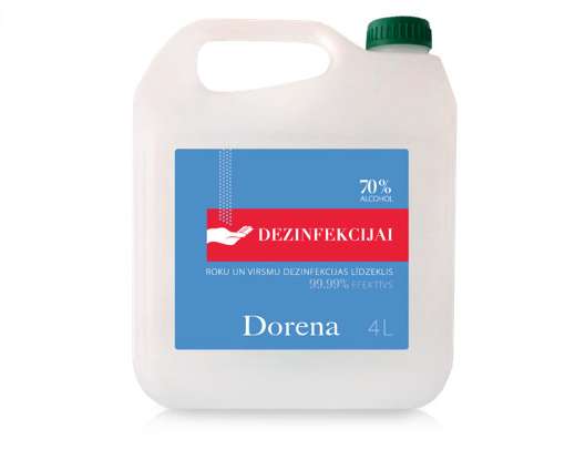 Etanolipohjainen desinfiointiaine (> 70%), 4 litraa