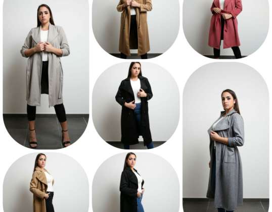 Stock OLGA DAMIANI Cappotti Donna Modello Sartoriale Made in Italy