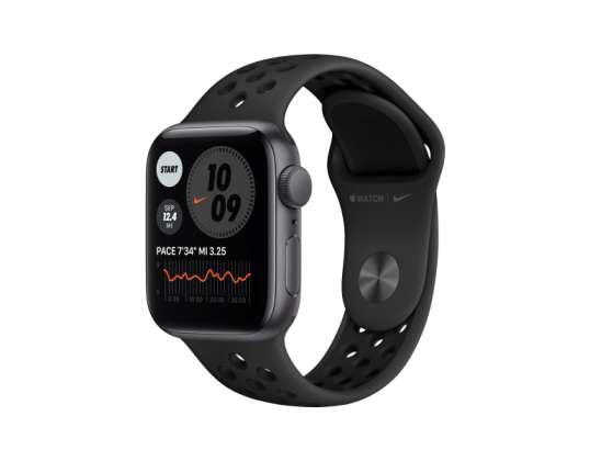 „Apple Watch“ „Nike SE Space Grey“ aliuminio sportinė juosta DE MYYF2FD / A