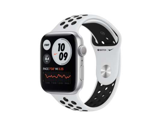 Apple Watch Nike Series 6 Sport Band i sølv i aluminium DE MG293FD/A