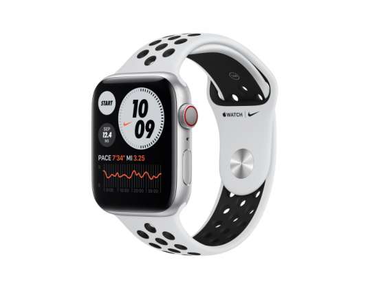 Apple Watch Nike Series 6 4G Sport Band i sølvaluminium DE M09W3FD/A