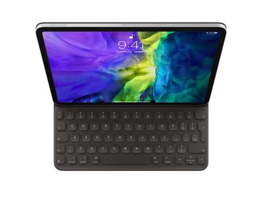 Apple iPad Pro 11 Розумна клавіатура Фоліо (2020) чорний QWERTY EU MXNK2Z/A