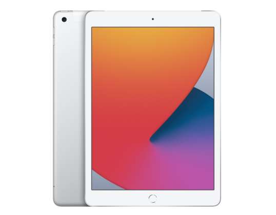 Apple iPad 10.2 128 GB 8ης γενιάς (2020) 4G ασημί DE MYMM2FD / A