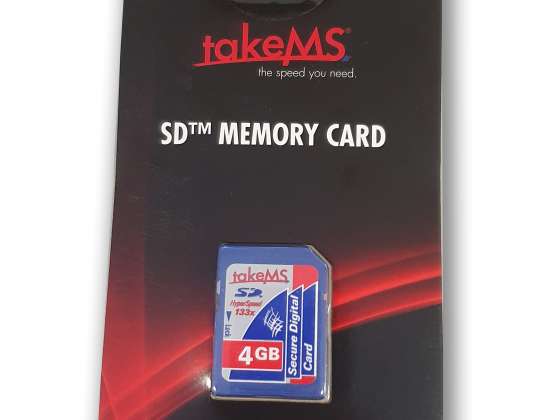 takeMS SD HyperSpeed 133x memorijska kartica 4 GB maloprodaja