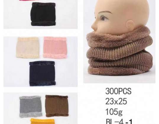 Plain neck scarf assorted colors