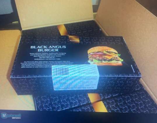 Charolais und Black Angus Beef Burger zu verkaufen