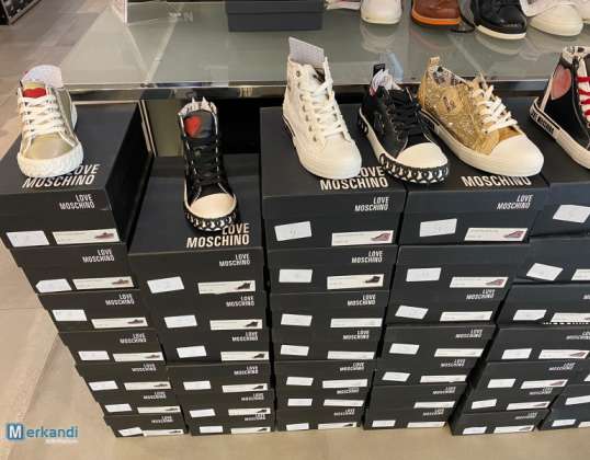 Stock outlet de liquidación de zapatos moschino
