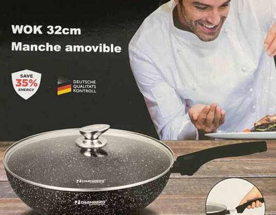 Wok Ø32 cm di Rosenberg RB-WP32M2