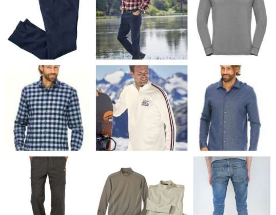Комплект мужской зимней одежды 2021 - разнообразие европейских брендов качества