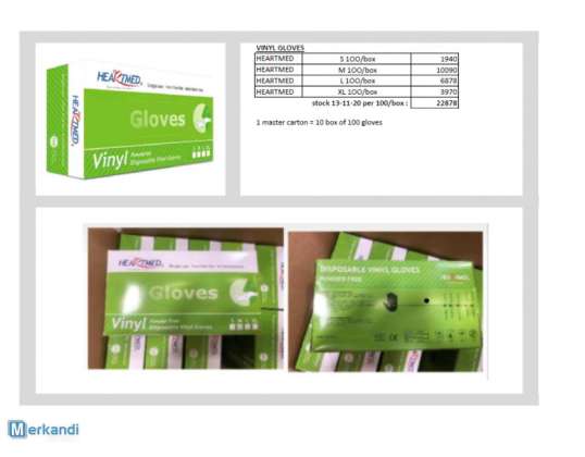 MEDICAL VINYL GLOVES - HEARTMED