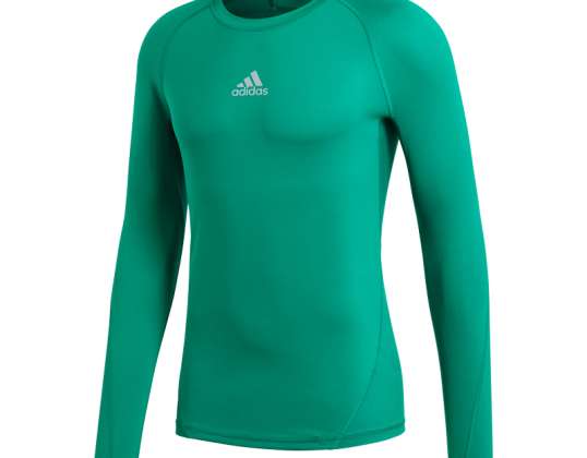 Vīriešu t-krekls adidas Alphaskin Sport LS Tee zaļš CW9504 CW9504