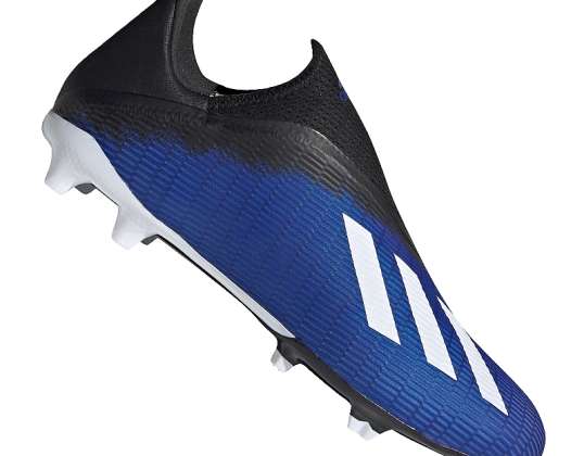 Chaussures de football adidas X 19.3 LL FG bleu-noir EG7178 EG7178