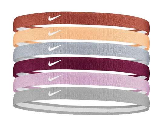 Nike Skinny Hairbands 6-pack 2.0 Hair Bands 892 N0002684-892