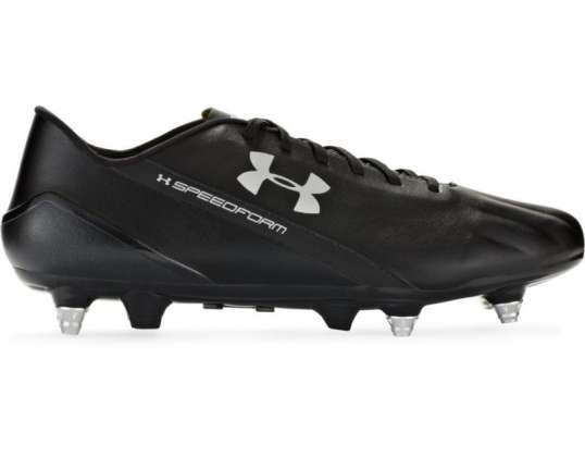 65 çift Siyah deri &#39;Under armour&#39; Speedform Hybryd futbol ayakkabıları