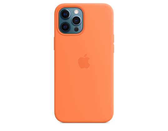 Apple iPhone 12 Pro Max Silicone Case with MagSafe - Kumquat - MHL83ZM/A