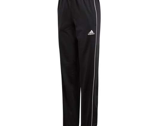 Spodnie dla dzieci adidas Core 18 Polyester JUNIOR czarne CE9049 CE9049