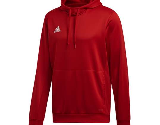 Heren sweatshirt adidas Team 19 Hoody M rood DX7335 DX7335
