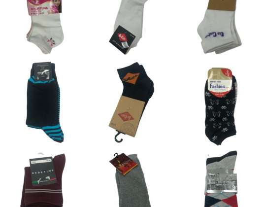 Sockenangebot von verschiedenen Marken für 2021 - Verschiedene Farben, Designs und Größen