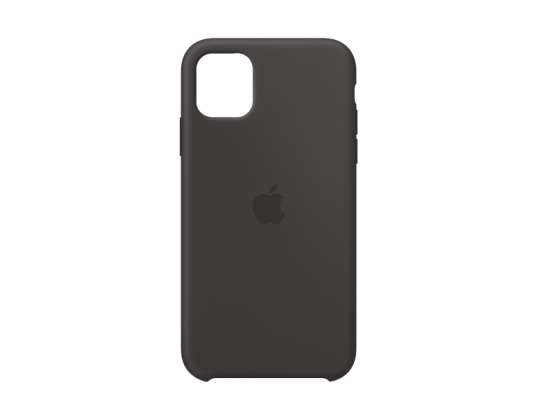 Silikonové pouzdro Apple iPhone 11 černé MWVU2ZM / A