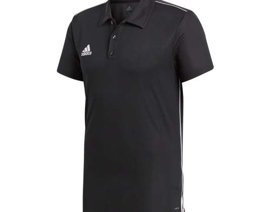 Vīriešu T-krekls adidas Core 18 Polo melns CE9037 CE9037