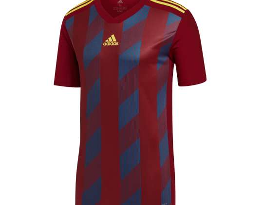 Herren T-Shirt adidas Striped 19 Jersey burgundery DP3203