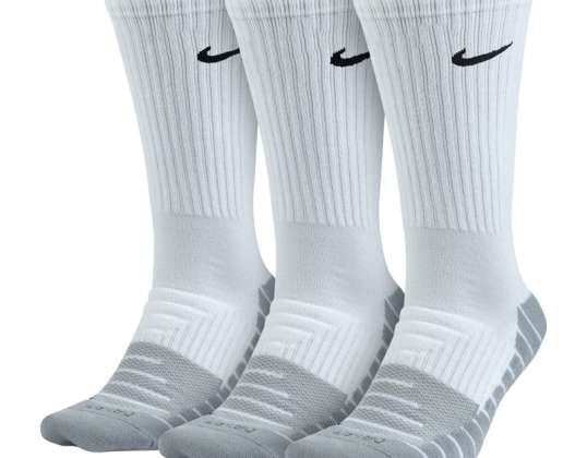 Nike Dry Cushion Crew 3Pak socks workout. high 100 SX5547-100