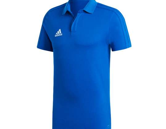 Tricou masculin adidas Condivo 18 Cotton Polo albastru CF4375 CF4375