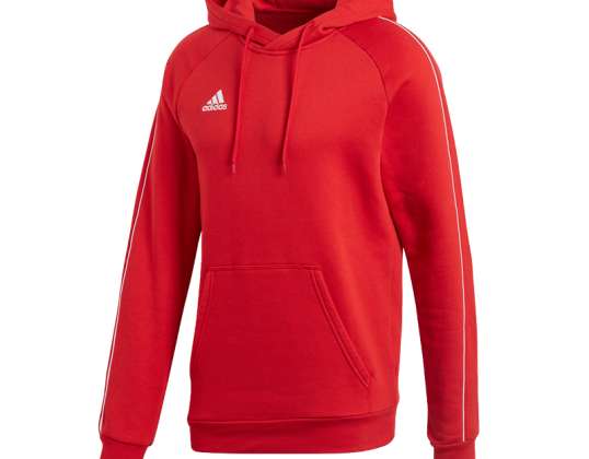 Heren sweatshirt adidas Core 18 Hoody rood CV3337 CV3337