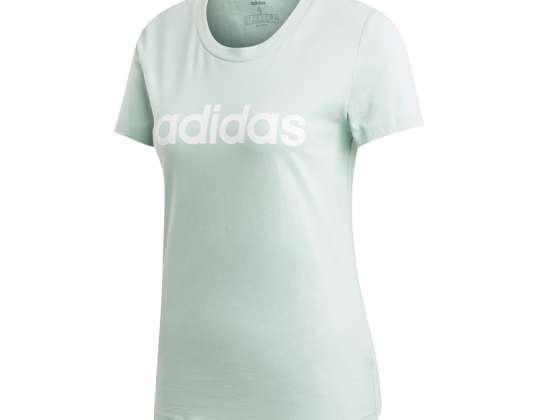 Adidas Damen T-Shirt W Essentials Linear Slim Tee mint FM6424